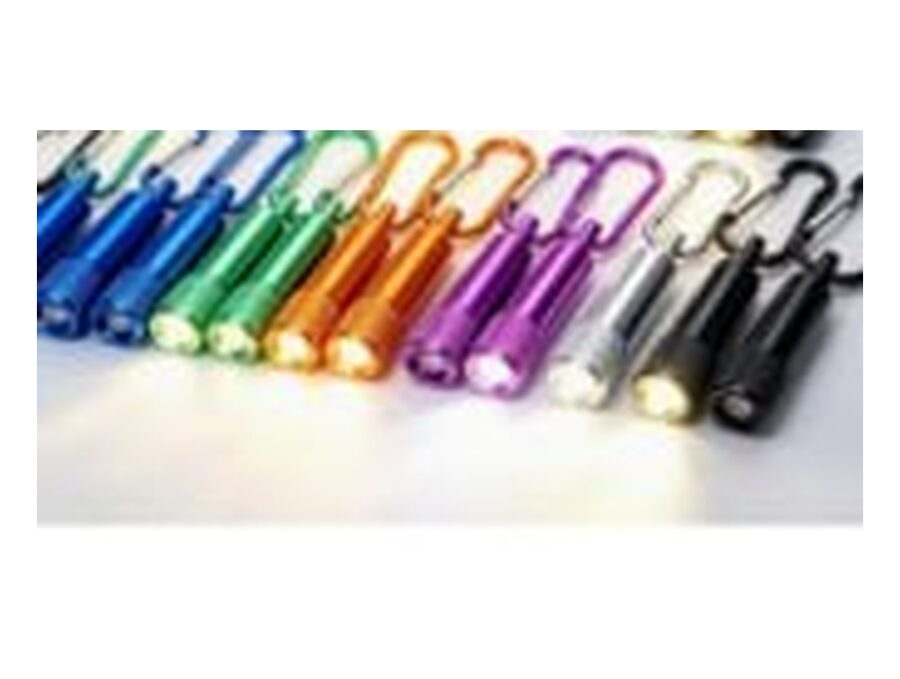 Mini LED Keychain Flashlight – 42-Pack Multicolor